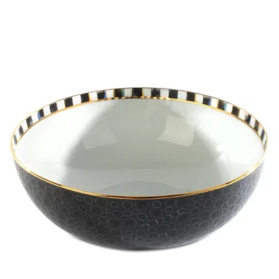 Mackenzie-childs Soho Serving Bowl In Midnight
