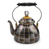 Mackenzie-childs Mackenzie Childs Sophisticheck Tea Kettle, 2 Quart In Multi