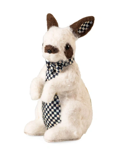 Mackenzie-childs Spring Fling Felted Standing Bunny In Neutral