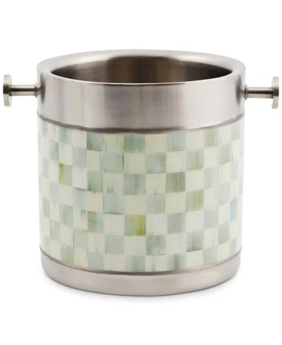 Mackenzie-childs Sterling Check 3260 Ice Bucket In No Color