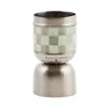 Mackenzie-childs Sterling Check 3260 Jigger