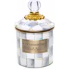 Mackenzie-childs Mackenzie Childs Sterling Check Demi Enameled Steel Canister