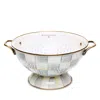 Mackenzie-childs Sterling Check Large Colander In Multi