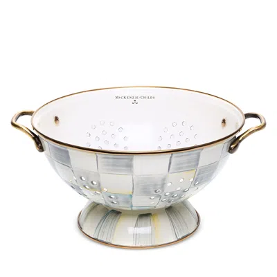 MACKENZIE-CHILDS MACKENZIE-CHILDS STERLING CHECK ENAMEL COLANDER, LARGE
