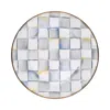 Mackenzie-childs Sterling Check Enamel Dinner Plate In Multi