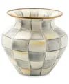 Mackenzie-childs Mackenzie Childs Sterling Check Enameled Steel Vase In No Color
