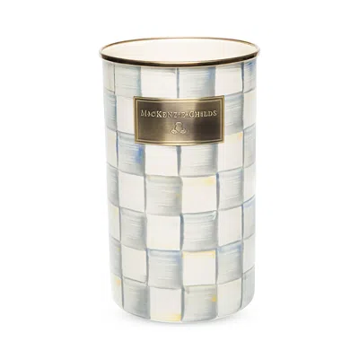 Mackenzie-childs Sterling Check Enamel Utensil Holder In Multi
