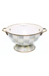 Mackenzie-childs Sterling Check Large Colander