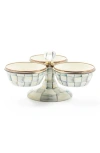 Mackenzie-childs Sterling Check Triplicity In Blue