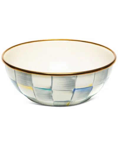 MACKENZIE-CHILDS STERLING CHECK EVERYDAY BOWL, 16-OZ.