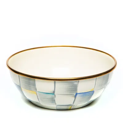 MACKENZIE-CHILDS MACKENZIE-CHILDS STERLING CHECK EVERYDAY BOWL