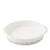 Mackenzie-childs Sterling Check Everyday Large Oval Baker In White