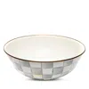 Mackenzie-childs Sterling Check Extra-large Everyday Bowl, 192-oz.