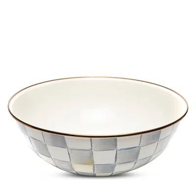 MACKENZIE-CHILDS MACKENZIE-CHILDS STERLING CHECK EXTRA LARGE EVERYDAY BOWL