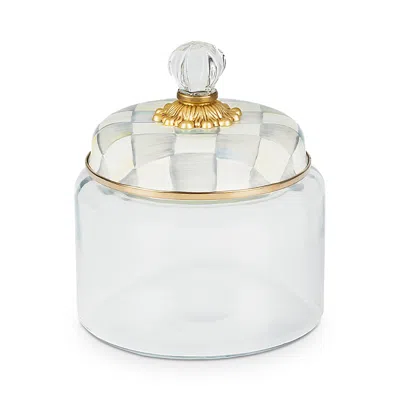 Mackenzie-childs Small Sterling Check Kitchen Canister