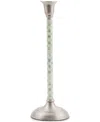Mackenzie-childs Sterling Check Large Candlestick In No Color