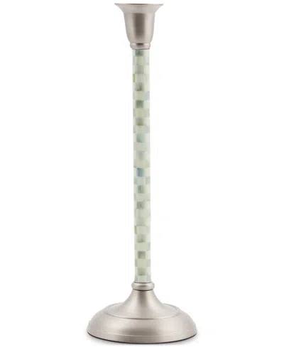 Mackenzie-childs Sterling Check Large Candlestick In No Color