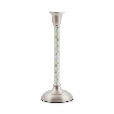 MACKENZIE-CHILDS MACKENZIE-CHILDS STERLING CHECK MEDIUM CANDLESTICK