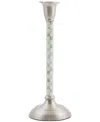 Mackenzie-childs Sterling Check Medium Candlestick In No Color