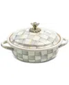 Mackenzie-childs Sterling Check Medium Casserole Dish In Multi