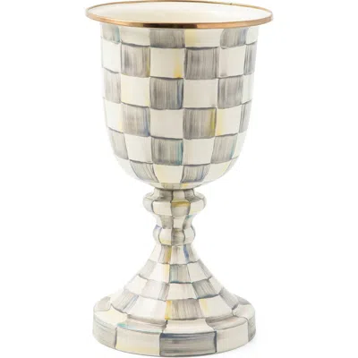 Mackenzie-childs Mackenzie Childs Sterling Check Pedestal Vase