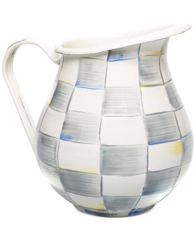 MACKENZIE-CHILDS STERLING CHECK PITCHER