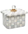 Mackenzie-childs Sterling Check Recipe Box In No Color
