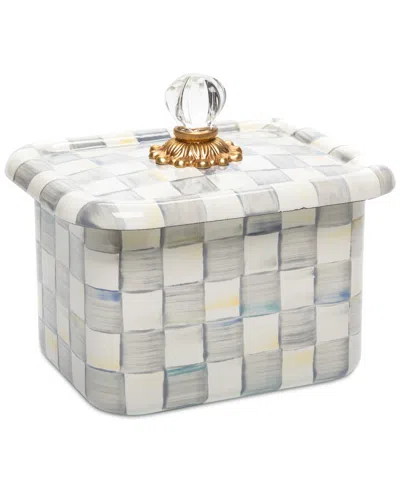 Mackenzie-childs Sterling Check Recipe Box In No Color