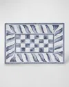 Mackenzie-childs Sterling Check Wool Rug
