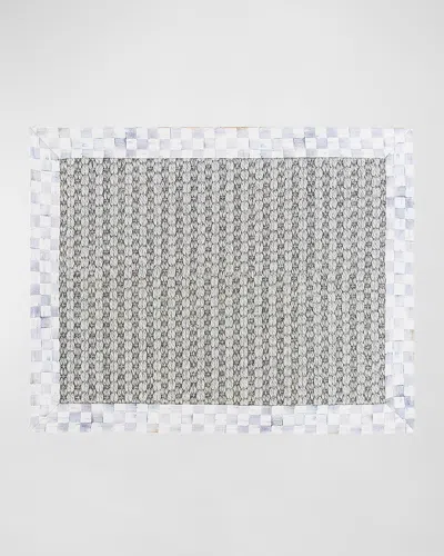 Mackenzie-childs Sterling Check Rug, 2'x 3' In White