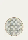 Mackenzie-childs Sterling Check Salad Plate
