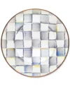 Mackenzie-childs Sterling Check Salad/dessert Plate In No Color