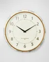 Mackenzie-childs Mackenzie Childs Sterling Check School Wall Clock