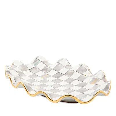 Mackenzie-childs Sterling Check Serving Platter In Multi