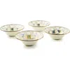 Mackenzie-childs Mackenzie Childs Sterling Check® Set Of 4 Breakfast Bowls In Multi