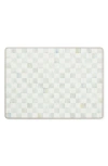 Mackenzie-childs Mackenzie Childs Sterling Check Set Of 4 Placemats In Gray