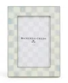 Mackenzie-childs Sterling Check Silver Plated Frame, 4" X 6" In Multi