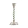 Mackenzie-childs Sterling Check Small Candlestick