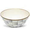Mackenzie-childs Sterling Check Enamel Everyday Bowl, Small In No Color