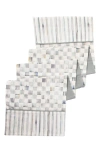 Mackenzie-childs Mackenzie Childs Sterling Check Table Runner