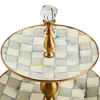 Shop Mackenzie-childs Sterling Check Two Tier Sweet Stand In Multi