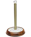 Mackenzie-childs Sterling Check Paper Towel Holder In No Color