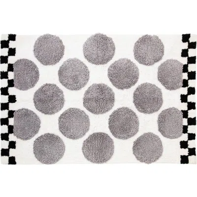 Mackenzie-childs Mackenzie Childs Sterling Dot Bath Rug