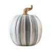 Mackenzie-childs Sterling Stripe Medium Pumpkin In Multi