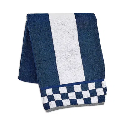 Mackenzie-childs Stripe Bath Towel In Blue