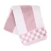 Mackenzie-childs Stripe Bath Towel In Pink