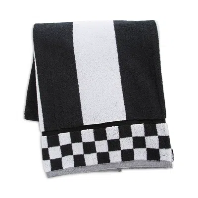 Mackenzie-childs Striped Hand Towel In Black