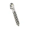 Mackenzie-childs Supper Club Ice Cream Scoop In Black/white