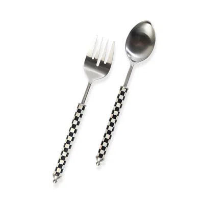 MACKENZIE-CHILDS MACKENZIE-CHILDS SUPPER CLUB SALAD SERVING SET