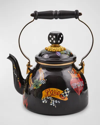 Mackenzie-childs Tattoo 2-quart Tea Kettle In Multi